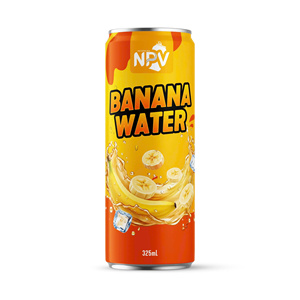Bebida carbonatada de plátano y chocolate en lata de 325 ml, marca privada, lista para beber - Product Image 3