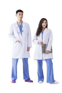 Blouse de laboratoire médicale unisexe en tissu tissé polyester/coton, détection des aiguilles et fusion sans couture, usage hospitalier pour médecins et infirmières - Product Image 5