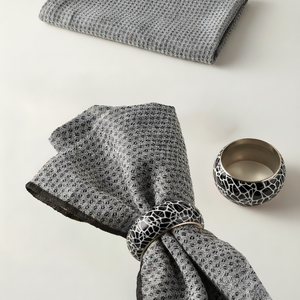 Anneaux de serviette en laiton émaillé multicolores faits à la main, forme ronde, pour décoration de table de mariage et de fête, vente en gros, exportateur, en vrac - Product Image 3