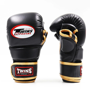 Gants de boxe en PU de haute qualité, protège-mains durables pour l'entraînement, gants MMA pour grappling, sparring, kickboxing, arts martiaux, fitness - Product Image 6