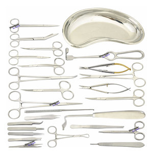 Juego de Instrumentos Quirúrgicos Manuales de Acero Inoxidable de 28 Piezas, Kit de Operación Médica - Product Image 1