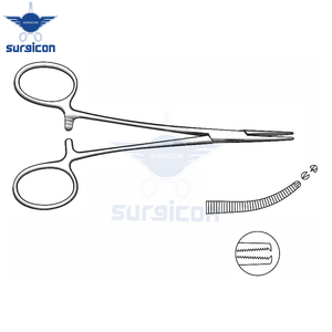 Pinzas Micro Halsted de 12.5 cm (5 Pulgadas), Curvas, Extra Delicadas, de Acero Inoxidable Premium, Hemostáticas, para Microcirugía Plástica - Product Image 4