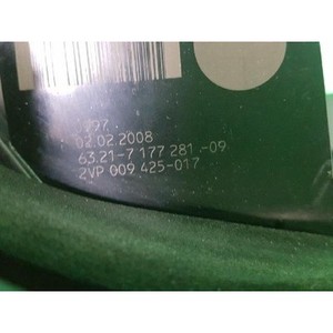 Feu arrière gauche combiné d'occasion pour BMW Série 5 (2007-2010), référence OEM 63217177281 - Product Image 3