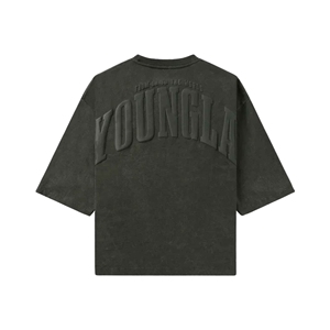 Camiseta de Punto Casual para Hombre, de Alta Calidad, Corte Regular, Manga Regular, Estilo Urbano, Fitness, 100% Algodón, Impresión Digital, Color Sólido - Product Image 2