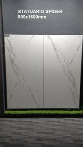 Azulejos de porcelana de 80x160cm con aspecto de mármol, resistentes a los arañazos, para suelo y pared, con borde rectificado, al mejor precio. - Product Image 6