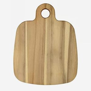 Customizable Wooden Chopping Board Rectangle <b>Shape</b> Natural Finish Reusable Dishwasher Safe 1.3cm Thick Kitchenware Cutting - Product Image 1
