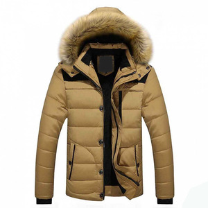 OEM Manufacturer Custom Fur Collar Hooded Men Winter Coat Outerwear <b>Jacket</b> Top Quality <b>Jackets</b> <b>Zip</b> <b>up</b> Hood Winter Puffer <b>Jackets</b> - Product Image 1