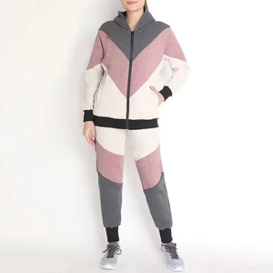 Survêtement uni pour femme, style streetwear, nouvelle collection, survêtement décontracté 100 % coton pour adulte, personnalisable - Product Image 1