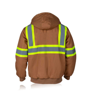 Vêtements de sécurité routière haute visibilité, imperméables, réfléchissants, en polaire polyester, sweat à capuche haute visibilité, uniforme de mécanicien, vêtements de travail - Product Image 3
