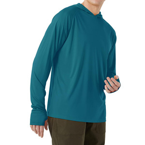 Sudadera de pesca transpirable para hombre, de algodón y poliéster, para actividades al aire libre. - Product Image 3