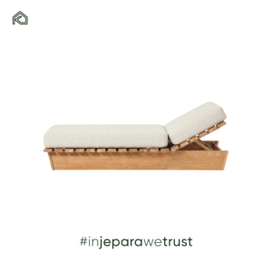 Tumbona de Madera de Teca de Primera Calidad, Plegable, Portátil, Muebles de Exterior, Resistente al Agua, a la Intemperie, Duradera, Ecológica, con Protección UV, para Villa - Product Image 2