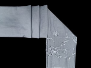 ผ้าฝ้ายลาเวนเดอร์ปักลายฉลุคุณภาพพรีเมียมจากโรงงานโดยตรง |   ผ้าฝ้ายลายดอกไม้สำหรับตัดชุดและตกแต่งบ้าน - Product Image 2