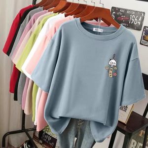 T-shirt Robe 2026 Nouvelle Collection Été Personnalisable Imprimé Mode Urbaine Décontractée 100% Coton Manches Courtes T-shirt Vierge Femme - Product Image 1