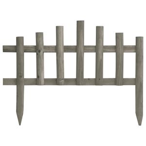 10 Pezzi Bordi per Prato in Legno di Abete Ornamenti da Giardino 14.4 - Product Image 2