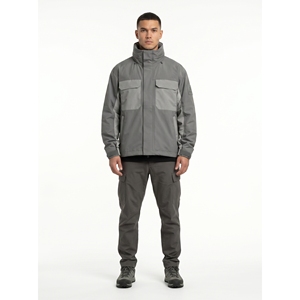 แจ็คเก็ตกันน้ำสำหรับผู้ชาย Varsity Spring รุ่น Hardshell-2.5 ชั้น ผ้า Techwear-Worsted ไซส์ XS - Product Image 1