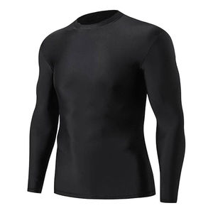 Maillot de compression léger à manches courtes pour MMA, sublimation personnalisée, vente en gros, OEM, maillot de compression pour homme imprimé sur mesure - Product Image 5