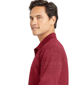 Men's Stylish Short Sleeve Polo Shirt with Premium Cotton Fabric Breathable Texture and Modern Look for Casual <b>Outings</b> and <b>Smart</b> - Product Image 4