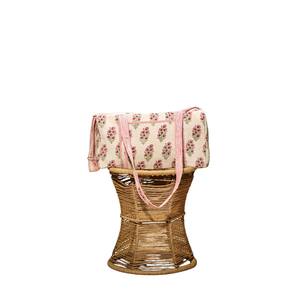 Sac de voyage décontracté de luxe haut de gamme, écologique, fabriqué à la main en Inde, en coton matelassé, léger, avec bandoulière, grande capacité - Product Image 6