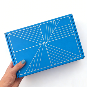 Caja de Envío de Cartón Corrugado Reciclable con Tapa Plegable, Laminación Mate, Logotipo Personalizado para Uso Cosmético - Suscripción Personalizada - Product Image 3