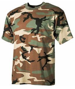 เสื้อยืดลายพรางแบบกำหนดเองสำหรับผู้ชาย ผ้าฝ้ายทรงโอเวอร์ไซส์ สไตล์สตรีทแวร์ เสื้อยืดลายพรางลำลอง แขนสั้น - Product Image 1