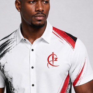 Custom <b>Men</b> Half Sleeve <b>Dress</b> Shirt Fashion Clothing <b>Men</b> Half Sleeve <b>Dress</b> Shirt Featuring Lightweight Fabric Soft Texture - Product Image 5