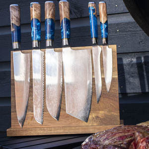 Ensemble de couteaux de chef professionnels en acier carbone, collection multi-pièces pour la préparation quotidienne des repas - Product Image 5