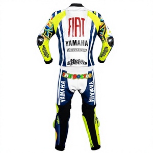 Traje de Carreras MotoCP Ramaha 1 Pieza de Cuero Vacuno/Canguro para Moto/Traje de Motociclismo para Piloto - Product Image 2