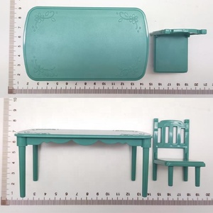 1/12 Scale Dollhouse Dining <b>Table</b> and Chair Set Perfectly Miniature Incredibly Cute Ready for Tiny Tea Parties - Product Image 3