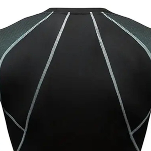 Custom Kayaking Polyester Elastane Rash Guard With Sun Protection Raglan Sleeves And Custom Logo Short Sleeve <b>Compression</b> <b>Shirt</b> - Product Image 6