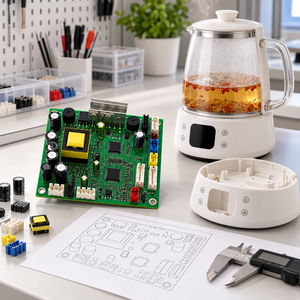 แผงวงจรควบคุมกาต้มน้ำไฟฟ้าแบบ OEM ODM ประกอบตามแบบลูกค้าและ BOM - Product Image 4