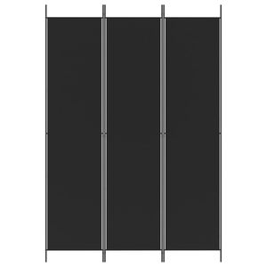 ฉากกั้นห้องผ้าสีดำ 3 แผง ขนาด 59.1"x86.6" พร้อมฉากกั้น - Product Image 3