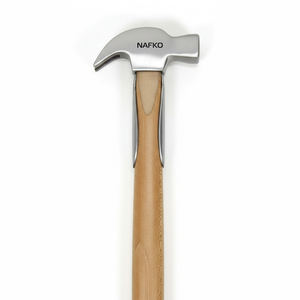 Martillo de Herrador de Lujo de Alta Calidad con Cabeza de Acero Inoxidable Forjado, Doble Punta y Mango de Nogal Hickory, Perfecto - Product Image 1