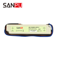 Bande lumineuse LED extérieure étanche IP67 150W, alimentation à découpage AC-DC 12V 24V unique, CE pour l'industrie des caméras de vidéosurveillance