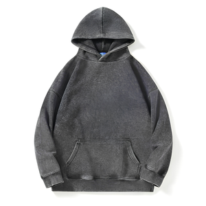 Vente en gros de sweats à capuche streetwear vintage, en coton lourd, coupe ample, pour les marques de mode indépendantes aux États-Unis - Product Image 3