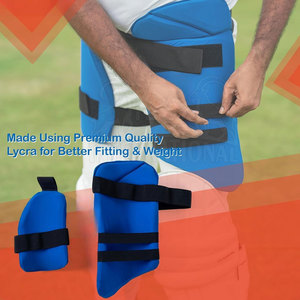 Protector de Muslo para Cricket con Logotipo Personalizado, Equipo de Protección Profesional para Cricket, Ligero, Cómodo, Duradero, de Cuero PU Transpirable - Product Image 4