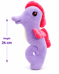 Lindo Peluche de Caballito de Mar, Juguete de Peluche Suave de Velboa, Almohada de Animal Marino, Regalo para Niños, Personalizado, OEM, Venta al Por Mayor - Product Image 1