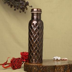 hammered pure <b>copper</b> water <b>bottle</b> 1 liter handmade <b>copper</b> drinking <b>bottle</b> premium hammered <b>copper</b> <b>bottle</b> leak proof - Product Image 1