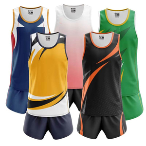 Nuevo Diseño, Conjunto de Jersey de Maratón para Adultos Unisex, para Correr al Aire Libre, Carreras de Velocidad, Estampado Sólido, Secado Rápido, Spandex/Poliéster - Product Image 4