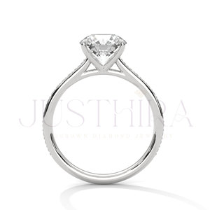 Bague en diamant ovale de qualité export, idéale pour le quotidien, le bureau et un style élégant. Prix compétitif. - Product Image 2