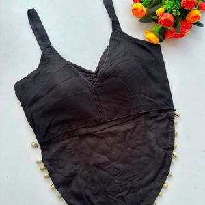 Blouse élégante style corset spéciale Navratri avec broderie Kaudi et travail de miroir à la main, prix de gros par Royal Export - Product Image 6