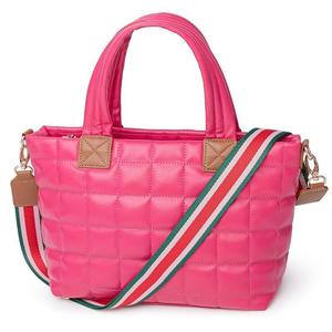 กระเป๋าโท้ทแบบสบายๆ รุ่น Viva Terry Quilted Puffer สำหรับผู้หญิง น้ำหนักเบา สะพายข้างได้ พร้อมสายปรับระดับและหัวเข็มขัดแบบ D-ring - Product Image 2