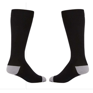 Factory Wholesale Men's Winter Casual Anti-Bacterial Spandex/Polyester Blend Customizable Crew Sports <b>Running</b> <b>Socks</b> OEM Service - Product Image 1