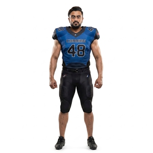 Camiseta de Fútbol Americano Personalizada Sublimada CORNING para Niños, de Malla Elástica Resistente, Cuello en V, Sin Mangas, que Absorbe la Humedad - Product Image 1