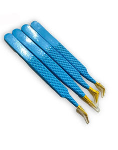 Pince à cils de précision en acier inoxydable de qualité supérieure avec logo personnalisé, anti-magnétique, pointe lisse, poignée confortable, 10 mm - Product Image 5