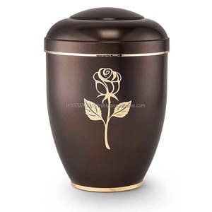 Urnes pour animaux de compagnie en métal de qualité supérieure pour stocker les cendres d'animaux en toute sécurité dans des conteneurs de style antique magnifiquement détaillés - Product Image 1