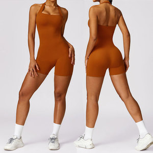 Combinaison de sport sur mesure de qualité supérieure pour femmes, respirante, ajustée, combinaison de sport moulante, combinaison de gym une pièce - Product Image 5