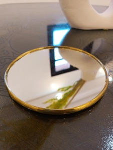 Simple Round Gold <b>Frame</b> Mirror In Custom Size Perfect For Wedding Event Or Banquet Decoration And Rooms Use From India - Product Image 6
