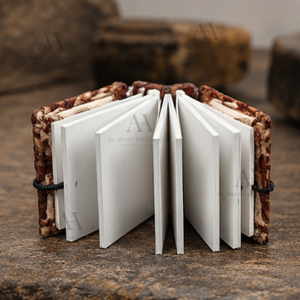 Mini porte-clés en cuir marron et noir, avec breloque œil porte-bonheur et livre de sorts, fait main en cuir véritable, cadeau - Product Image 5