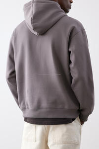 Sudadera con Capucha Beige de Algodón y Poliéster Premium, Personalización con Logotipo Bordado e Impresión para la Temporada de Invierno, Venta al Por Mayor - Product Image 2