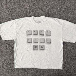 เสื้อยืดคอตตอนวินเทจฟอกสีสไตล์ดิสเทรส พิมพ์โลโก้ได้ตามต้องการ ทรงโอเวอร์ไซส์ ผ้าคอตตอนหนา 100% สำหรับผู้ชาย - Product Image 3